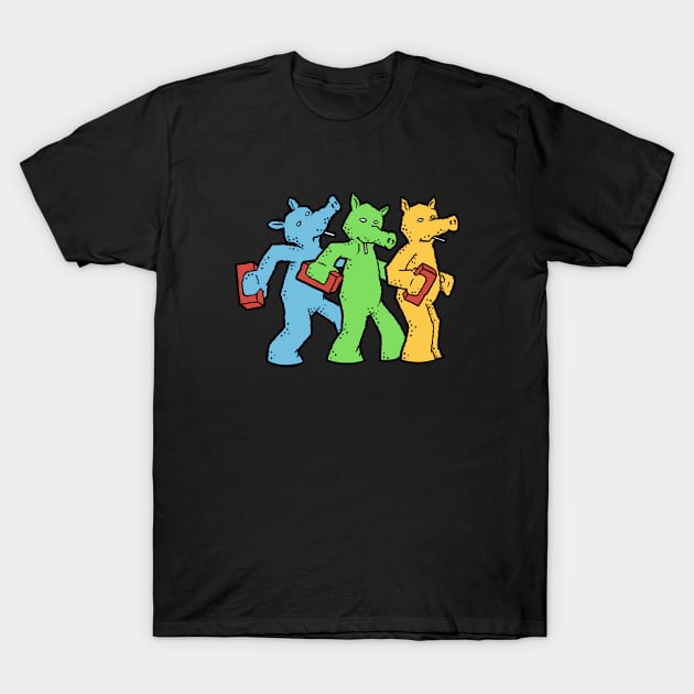 party with friends T-Shirt by meantibrann